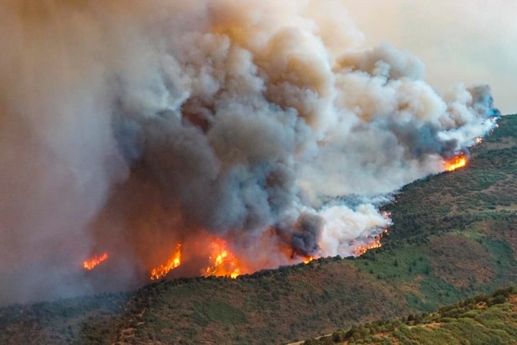Glenwood Springs coal mine fire wildfire risk