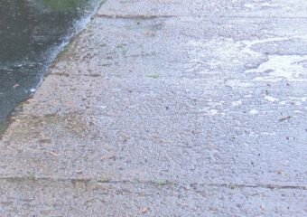 crumbling sidewalk slabs in Fort Wayne Indiana