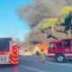 fire truck huntington county indiana house fire
