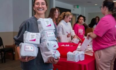 period hygiene products distribution event in Colorado