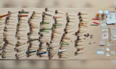 Colorado meth pipes traffic stop Evans Police 2025 drug paraphernalia seizure