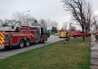 Fort Wayne house fire Franklin Avenue FWFD cats rescued garage blaze fire department Indiana June 2025