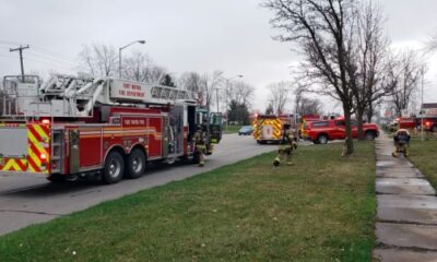 Fort Wayne house fire Franklin Avenue FWFD cats rescued garage blaze fire department Indiana June 2025