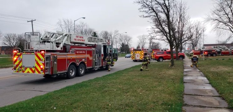 Fort Wayne house fire Franklin Avenue FWFD cats rescued garage blaze fire department Indiana June 2025