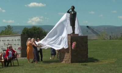 Women Veterans Statue Grand Junction Colorado Captain Mary Ellen Kuhlman bronze military Vietnam Air Force