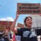 fort wayne child pornography plea deal courthouse protest 2025
