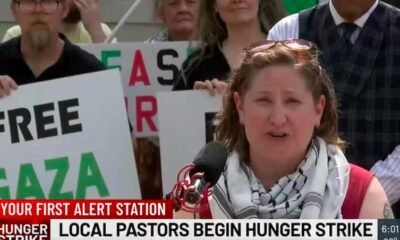 fort wayne pastors gaza hunger strike protest 2025