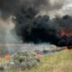 i-70 colorado brush fire closure parachute rifle june 2025