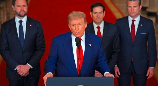 trump iran nuclear attack truth social colorado reaction