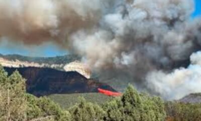 wildfire near Taylor Park Reservoir Colorado June 2025