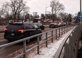 Bluffton Road bridge construction Fort Wayne traffic