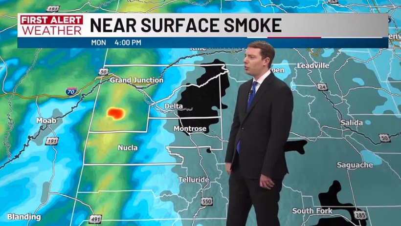 Colorado wildfire smoke, Grand Junction weather, Fire Weather Watch,