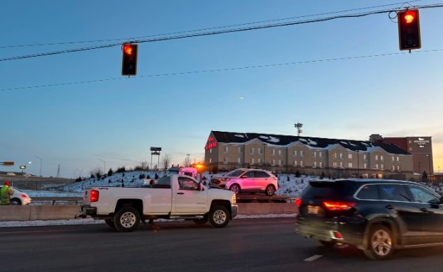 Fort Wayne West Jefferson Boulevard traffic light