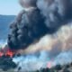 Turner Gulch Fire, Deer Creek Fire, Mesa County wildfire aerial