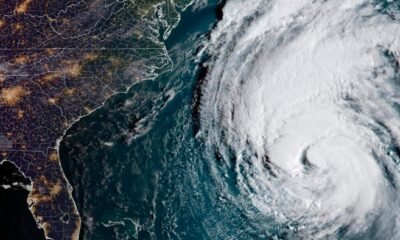 atlantic hurricane storm satellite image 2025 season