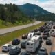 eisenhower tunnel colorado traffic delay car fire