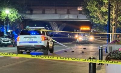 fort wayne downtown shooting police tape