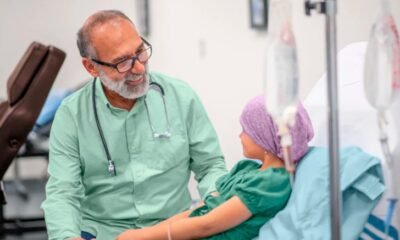 fort wayne hospital nurses caring for child leukemia