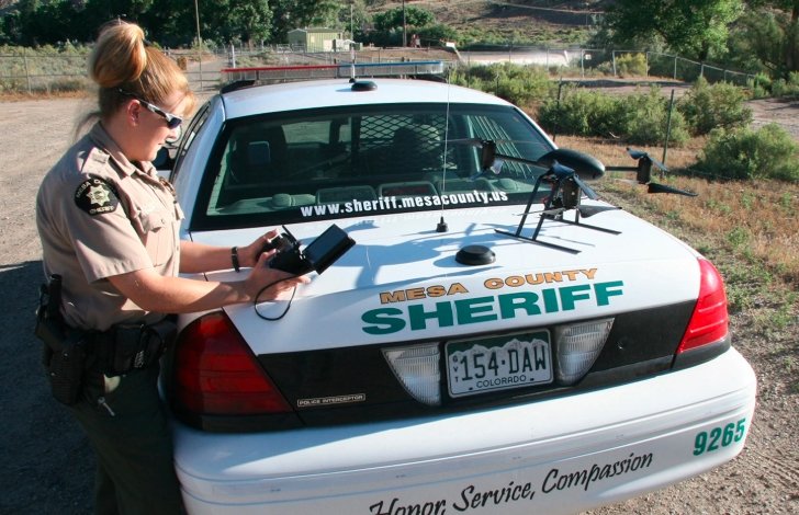 mesa county sheriff patrol car colorado