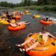 people tubing Colorado River Grand Junction summer