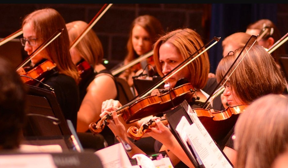 Grand Valley Community Orchestra rehearsal Colorado
