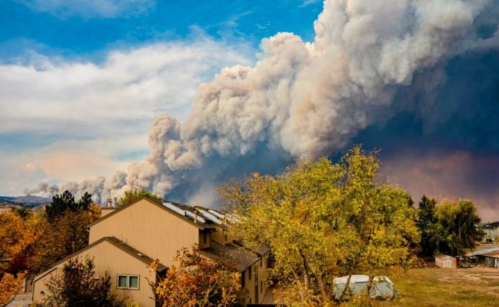 Wildfire Smoke Lingers Over Western Colorado