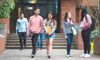 college students in city