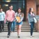 college students in city