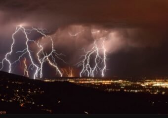 colorado grand junction thunderstorms lightning smoke 2025