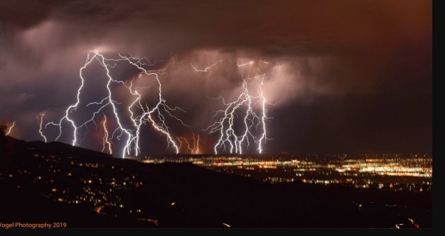 colorado grand junction thunderstorms lightning smoke 2025