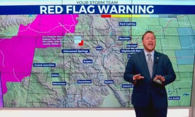 colorado red flag warning wildfire weather lightning wind