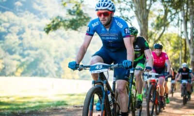cyclists on mountain road
