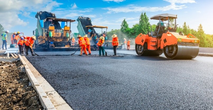 road construction site