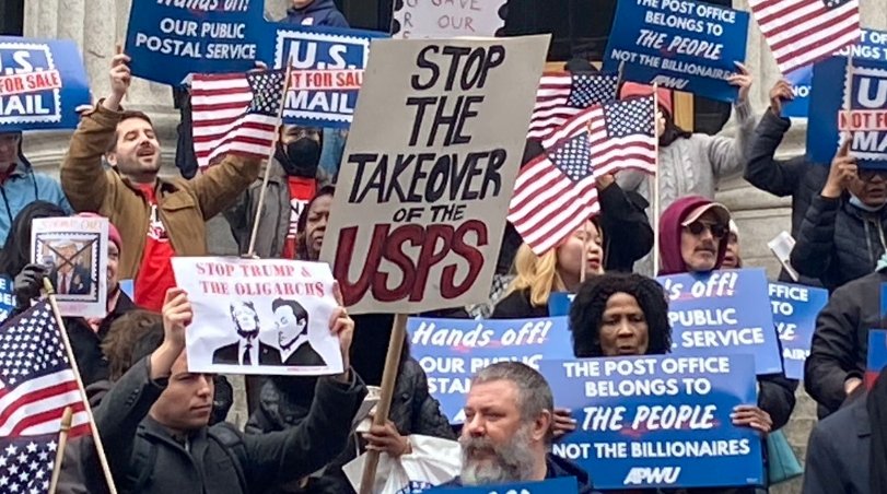 usps postal workers rally colorado 2025