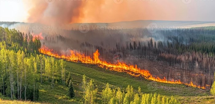 wildfire smoke landscape