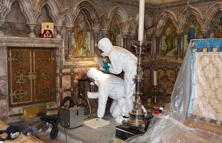 Saint Eanswythe remains