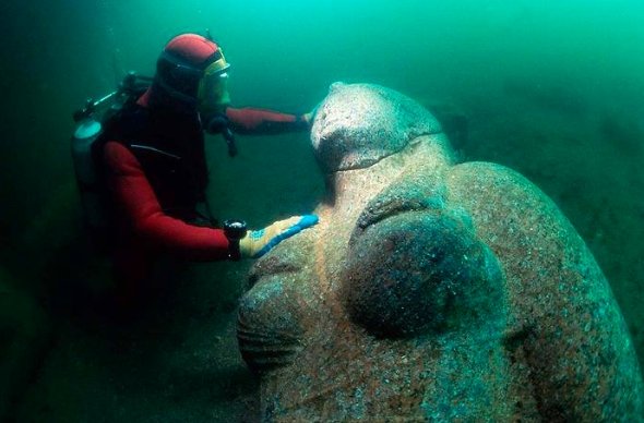 ancient egypt underwater artifacts