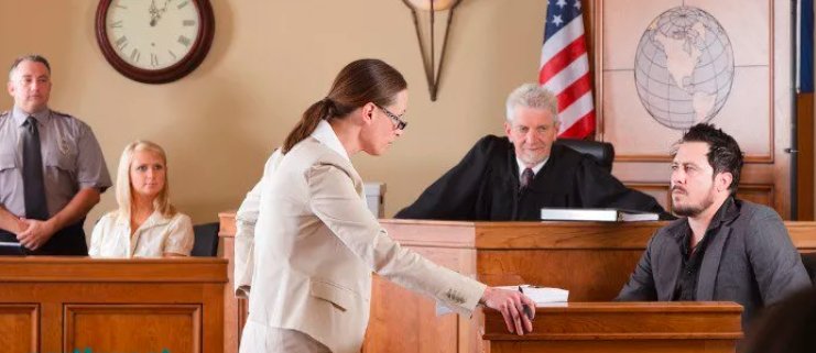courtroom sentencing scene