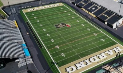 high school football field