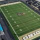 high school football field