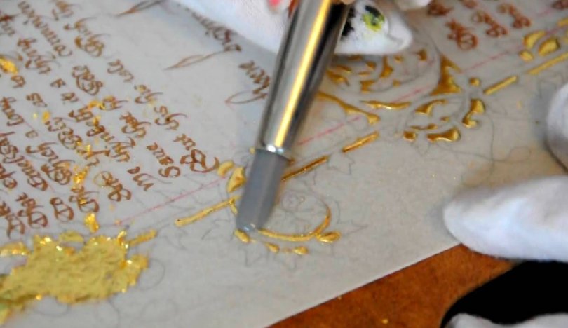 medieval manuscript ink