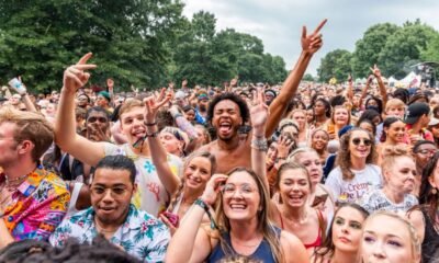 music festival crowd