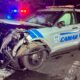 police car damage
