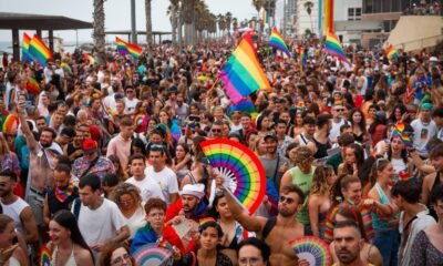 pride parade crowd