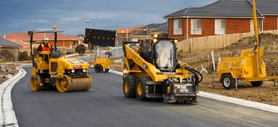 road construction site