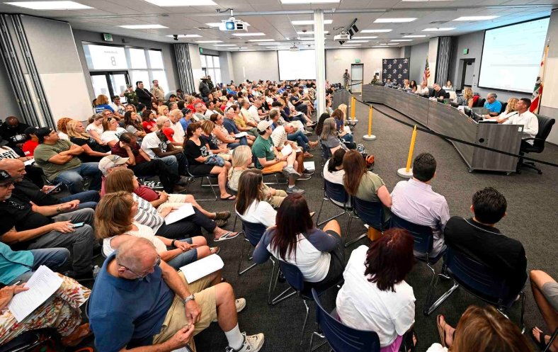 school board meeting