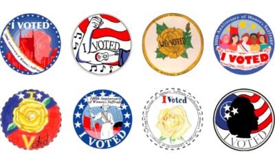 voting sticker design