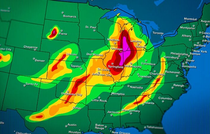 weather forecast map
