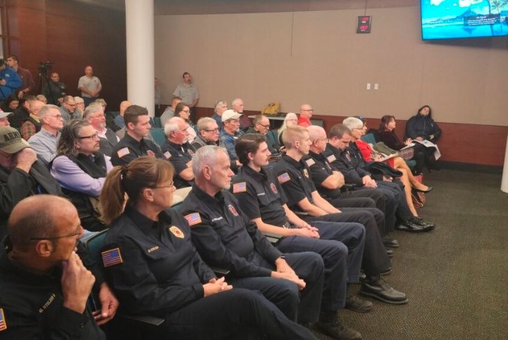 Allen County fire department meeting