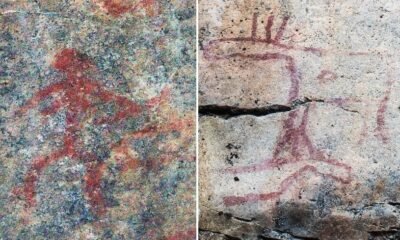 Astuvansalmi rock paintings Finland